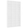 vidaXL Armario para CDs madera contrachapada blanco 102x23x177,5 cm