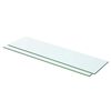 vidaXL Estantes 2 unidades panel de vidrio transparente 60x12 cm