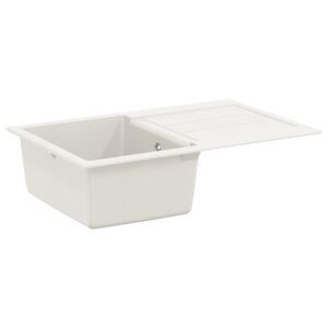 vidaXL Lavabo 780 x 500 mm 80% Cuarzo y 20% Resina