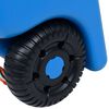 vidaXL Dep&oacute;sito de agua con ruedas para camping azul 25 L
