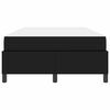 vidaXL Estructura de cama con colch&oacute;n Negro 120 x 190 cm tela