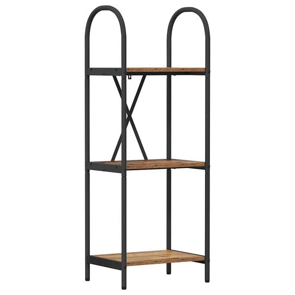 vidaXL Estante de libros Madera vieja 40 x 30 x 109 cm