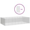vidaXL Recinto corral animales 24 paneles hierro galvanizado 54x100 cm