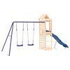 vidaXL Parque infantil de exterior madera maciza de pino