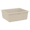 vidaXL Lavabo Beige 530 x 460 mm 80% Cuarzo y 20% Resina