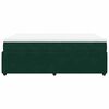 vidaXL Cama box spring con colch&oacute;n terciopelo verde oscuro 160x200 cm