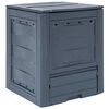 vidaXL Compostador de jard&iacute;n gris 60x60x73 cm 260 L