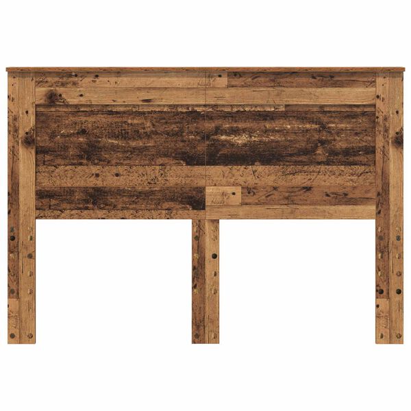 vidaXL Cabecero con cabecera Madera Vieja 140 cm Madera contrachapada