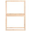 vidaXL Soporte para neum&aacute;ticos madera maciza de pino 120x40x180 cm