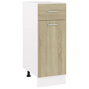 vidaXL Caj&oacute;n bajo "Lyon" roble Sonoma 30x46x81,5 cm Madera de ingenier&iacute;a