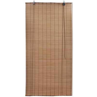vidaXL Persiana enrollable de bambú marrón 140x220 cm