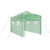 vidaXL Invernadero con marco pop-up Verde 280 x 410 x 315 cm Hierro