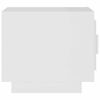 vidaXL Mesa de centro madera contrachapada blanco 51x50x45 cm