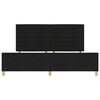 vidaXL Estructura de cama con cabecera Negro 200 x 200 cm tela