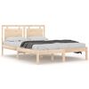 vidaXL Estructura de cama de madera maciza 140x200 cm