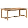 vidaXL Mesa de comedor madera maciza de mango 200x100x75 cm