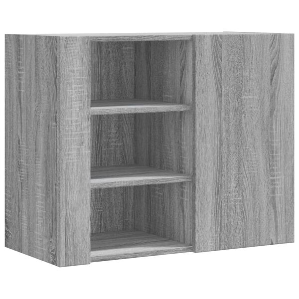 vidaXL Armario de pared madera de ingenier&iacute;a gris Sonoma 75x35x60 cm