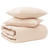 vidaXL Juego de Edred&oacute;n 2 uds. 135 x 220 cm Todas las estaciones Beige