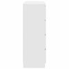 vidaXL Aparador madera de ingenier&iacute;a blanco 80x35x99 cm