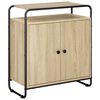vidaXL Aparador Roble Sonoma 68 x 35 x 75 cm Madera de ingenier&iacute;a