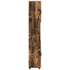 vidaXL Gabinete de Ba&ntilde;o con puerta Roble ahumado 30 x 35 x 192 cm