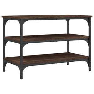 vidaXL Zapatero madera de ingenier&iacute;a roble marr&oacute;n 70x38,5x49 cm
