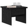 vidaXL Mesa de Caf&eacute; Roble Negro 55 x 54,5 x 45 cm Madera contrachapada