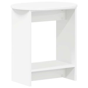 vidaXL Mesa lateral Blanco 50 x 39,5 x 55 cm Madera de ingenier&iacute;a