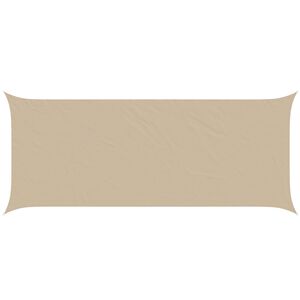 vidaXL Toldo Vela de Sombra Beige 6 x 2,5 m 100% Poli&eacute;ster Oxford