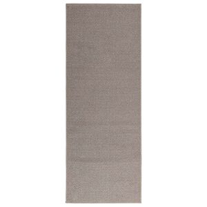 vidaXL Alfombra interior LUGO Crema y Taupe 150 x 80 cm Poli&eacute;ster