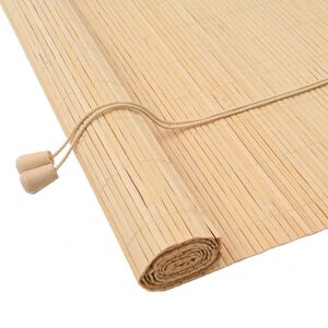 vidaXL Estor enrollable Naturaleza 80 x 160 cm Bamb&uacute;