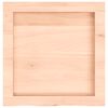 vidaXL Estante de pared madera maciza roble sin tratar 40x40x(2-6) cm