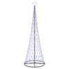 vidaXL &Aacute;rbol de Navidad LED Azul 302,5 cm Metal