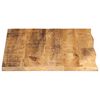 vidaXL Tablero de mesa borde natural madera maciza mango 90x60x2,5 cm