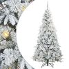 vidaXL &Aacute;rbol de Navidad artificial con ramas articuladas 210 cm