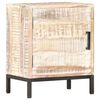 vidaXL Mesita de noche de madera maciza de acacia 40x30x50 cm