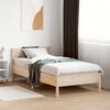vidaXL Estructura de cama sin colch&oacute;n madera maciza pino 75x190 cm