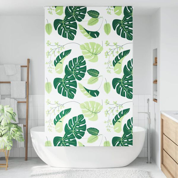 vidaXL Estor enrollable para ducha 140x240 cm tela ancho 136 cm