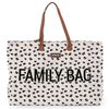CHILDHOME Bolso de pa&ntilde;ales Family Bag lona leopardo