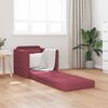 vidaXL Sofá cama Rojo vino 74 x 77 x 81 cm Terciopelo
