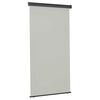 vidaXL Toldo lateral de balc&oacute;n gris 125x250 cm