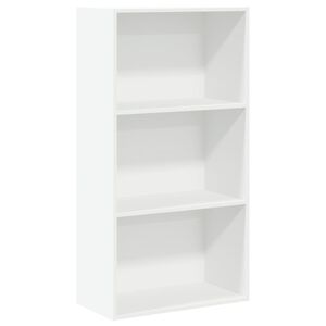 vidaXL Estanter&iacute;a de madera de ingenier&iacute;a blanca 60x30x114 cm