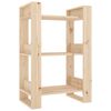 vidaXL Estanter&iacute;a/divisor de espacios madera maciza pino 60x35x91 cm