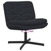 vidaXL Sill&oacute;n Relax giratorio Negro 63 x 75 x 76 cm Terciopelo