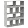 vidaXL Separador de ambientes madera gris hormig&oacute;n 100x33x125,5 cm