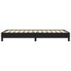 vidaXL Estructura de cama sin colch&oacute;n cuero sint&eacute;tico negro 80x200 cm