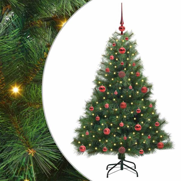 vidaXL &Aacute;rbol de Navidad artificial con 150 LED Verde 120 cm PE y PVC
