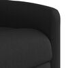 vidaXL Sill&oacute;n reclinable de masaje elevable tela negro