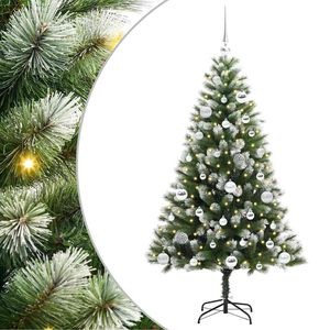 vidaXL &Aacute;rbol de Navidad Artificial Plegable con Nieve Esponjosa 150 cm
