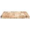 vidaXL Encimera tocador ba&ntilde;o madera maciza acacia sin tratar 80x50x4cm